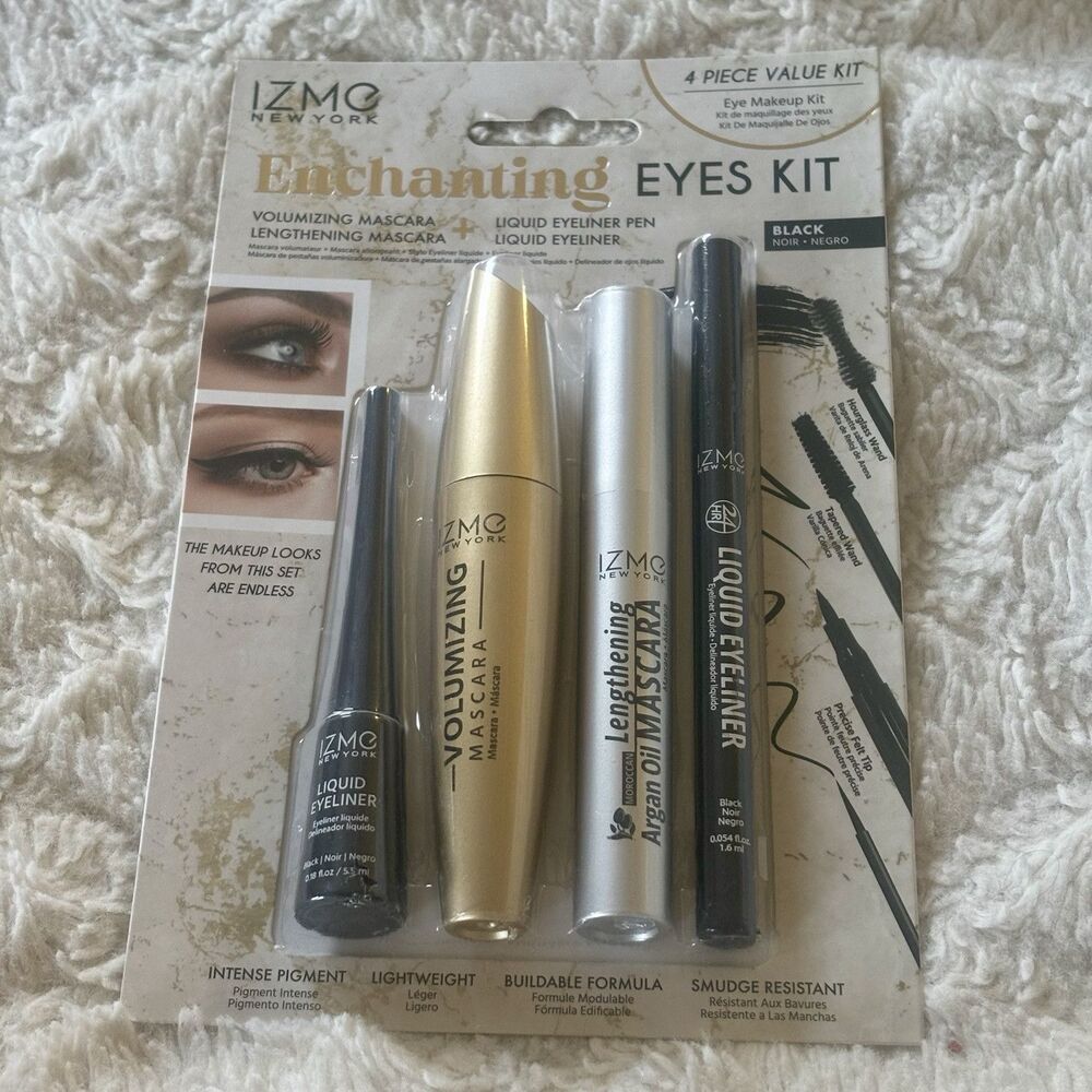 IZME New York Enchanting‎ Eyes Kit Makeup 4 Piece Set Gift Beauty Cosmetic NEW